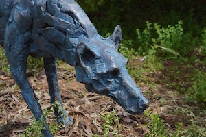 wolf sculpture