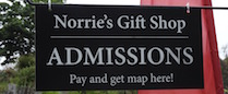 Norries admission sign