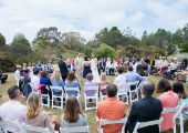 Wedding Ceremony  in Australian Garden